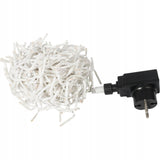 Kalėdinės lemputės 288 LED, guminio tipo, Cluster, rožinės, 2 m, KALĖDINĖ DEKORACIJA