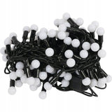 Kalėdinės lemputės ant laido 100 LED Mėlyni perliukai Šventinės