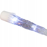 Lauko girliandos Varvantys varvekliai 24 vnt. 72 LED Stalaktitai šaltai balta