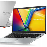 Nešiojamas kompiuteris ASUS VivoBook 15 i3-N305 8GB DDR4 128GB SSD FHD 15.6" WIN11 SIDABRINIS