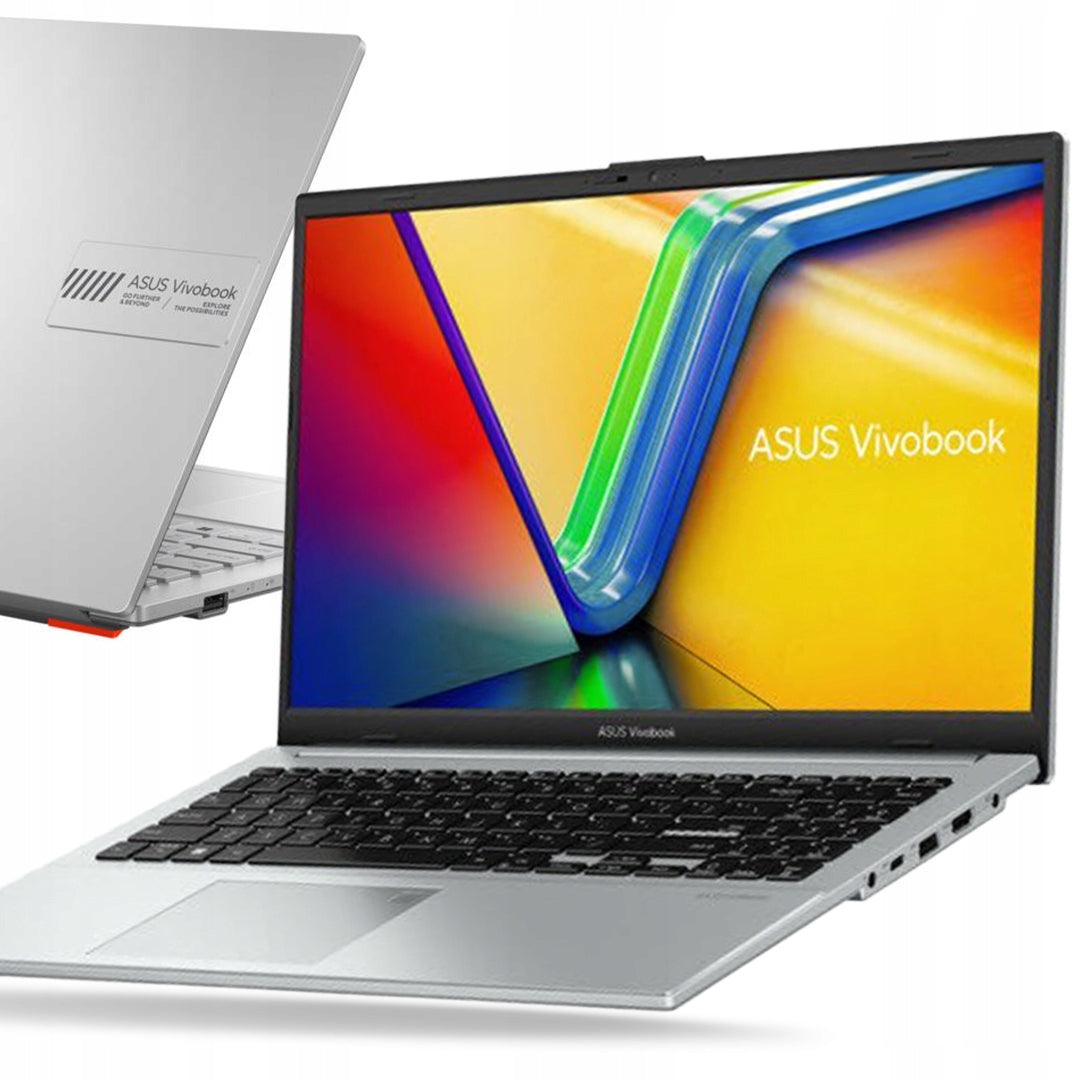 Nešiojamas kompiuteris ASUS VivoBook 15 i3-N305 8GB DDR4 128GB SSD FHD 15.6" WIN11 SIDABRINIS
