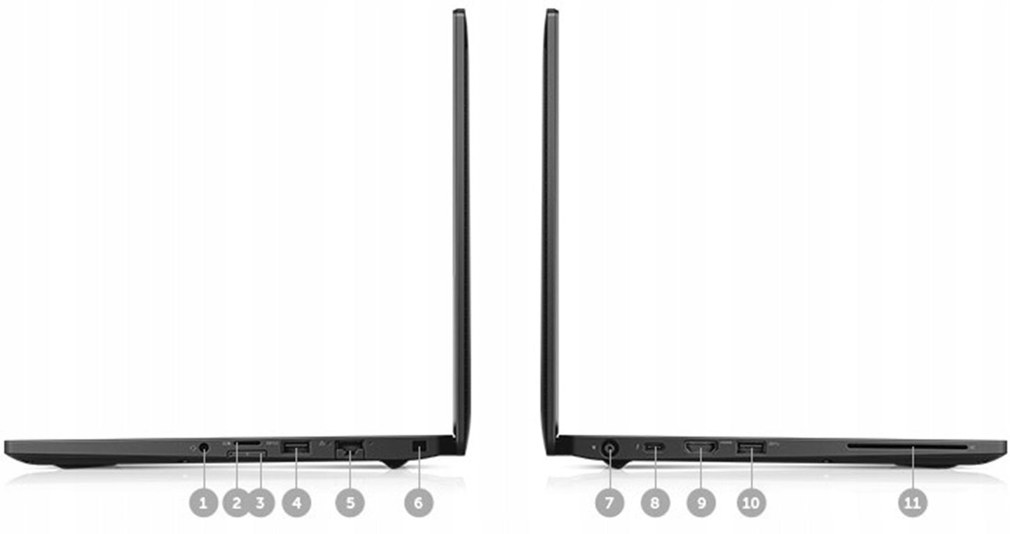 Nešiojamas kompiuteris Dell Latitude 7280 12,5" i5-7200U 8GB 128GB SSD Windows 11