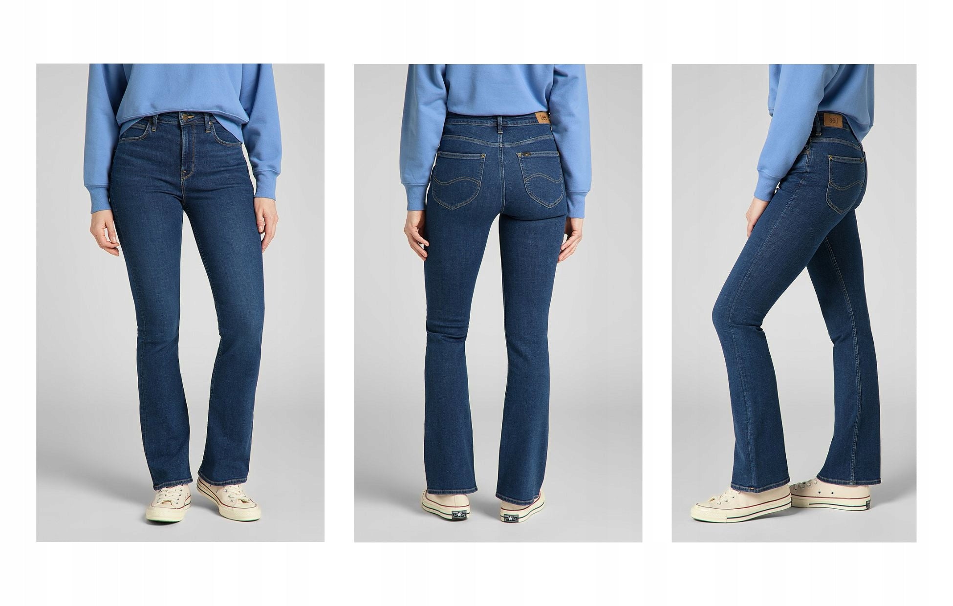 Lee BREESE BOOT bootcut Wave PLATĖJANČIOS MOTERIŠKOS DŽINSIKLĖS W28 L33