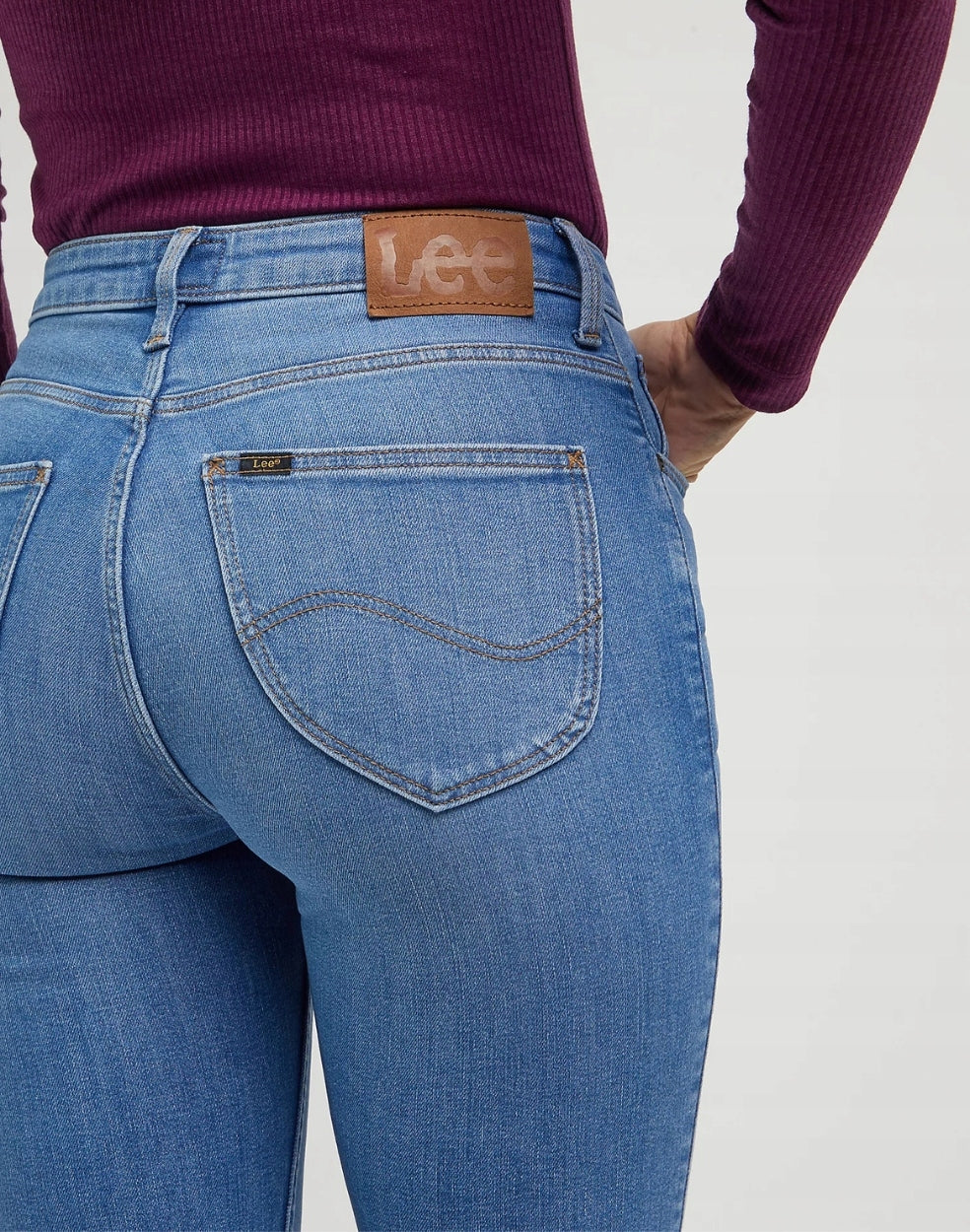 Lee BREESE BOOT bootcut Wave PLATĖJANČIOS MOTERIŠKOS DŽINSIKLĖS W28 L33