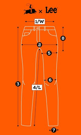 Lee BREESE BOOT bootcut Wave PLATĖJANČIOS MOTERIŠKOS DŽINSIKLĖS W28 L33