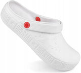 Lengvi moteriški mediniai klumpiniai šlepečiai BIG STAR sodo, paplūdimio, medicininiai balti 36