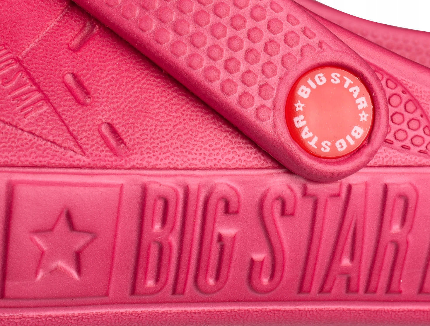 Lengvi moteriški "BIG STAR" šlepetės-klumpės, sodo, paplūdimio, putplasčio, fuksijų spalvos, 38 dydis