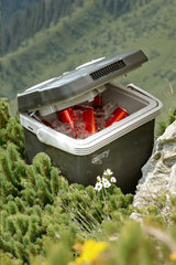 Elektrinis turistinis 25L šaldytuvas su vėsinimu ir šildymu 12V 230V