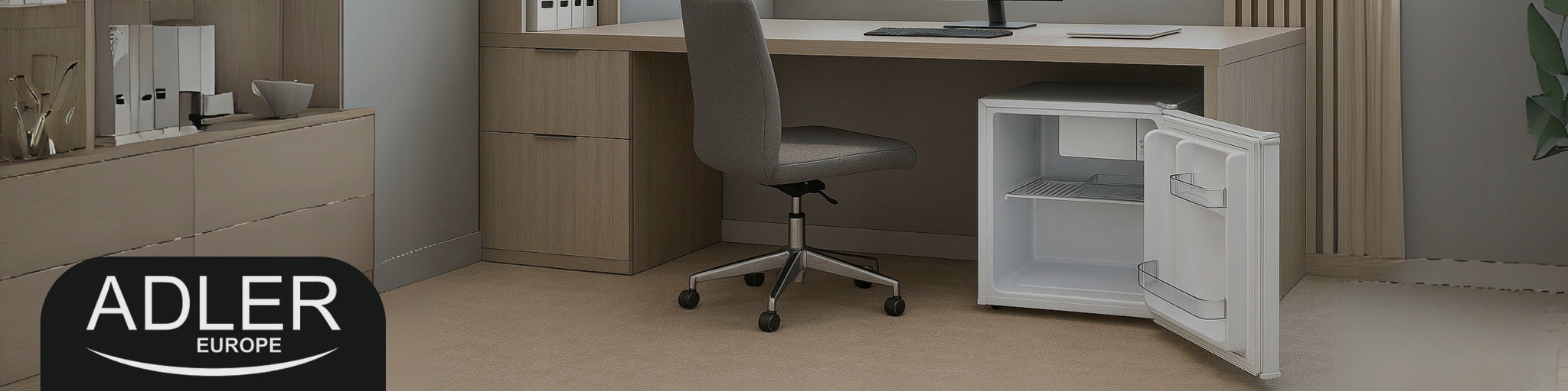 Stalinis šaldytuvas, mažas šaldytuvas 45L 49cm, viešbučiui, biurui, sodui