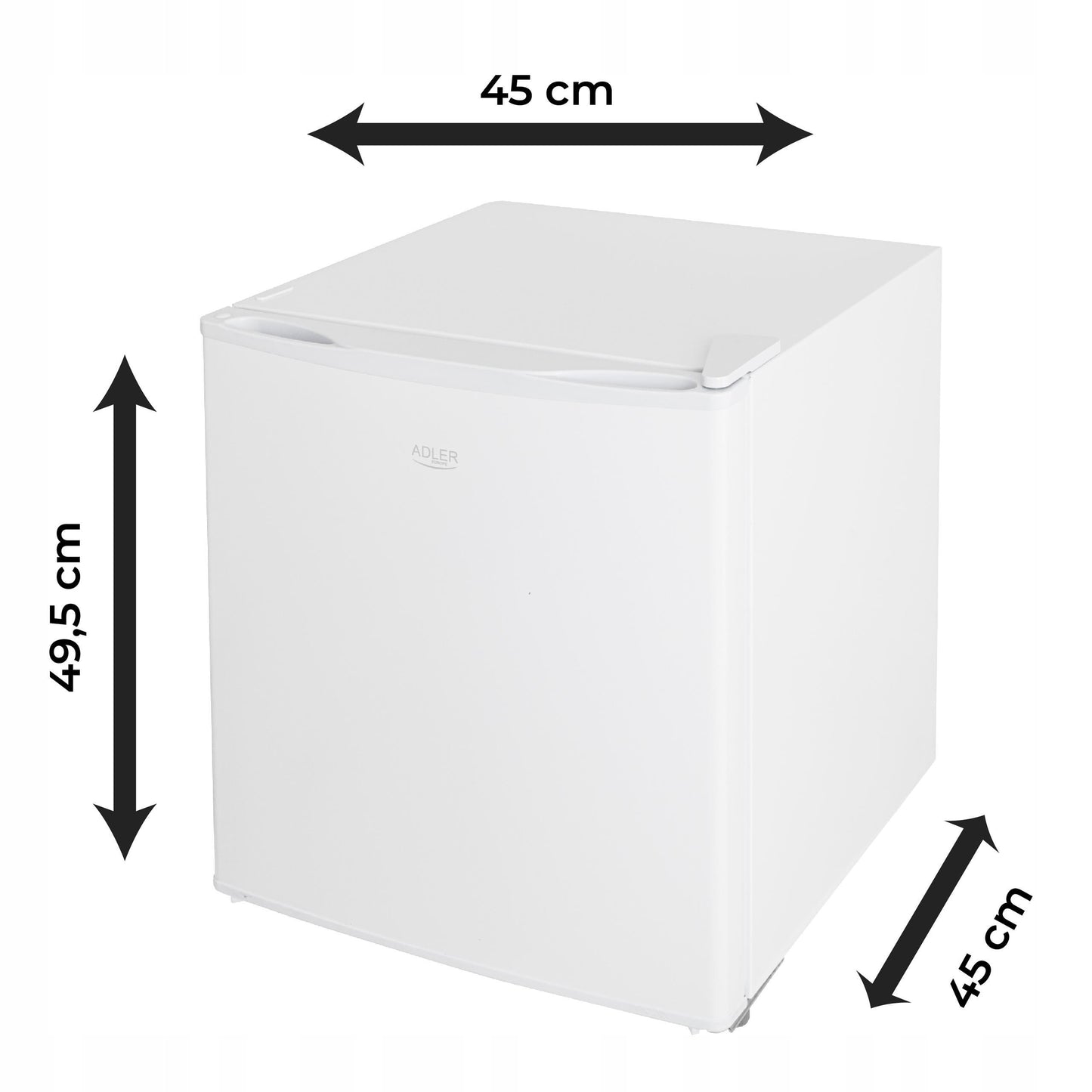 Stalinis šaldytuvas, mažas šaldytuvas 45L 49cm, viešbučiui, biurui, sodui