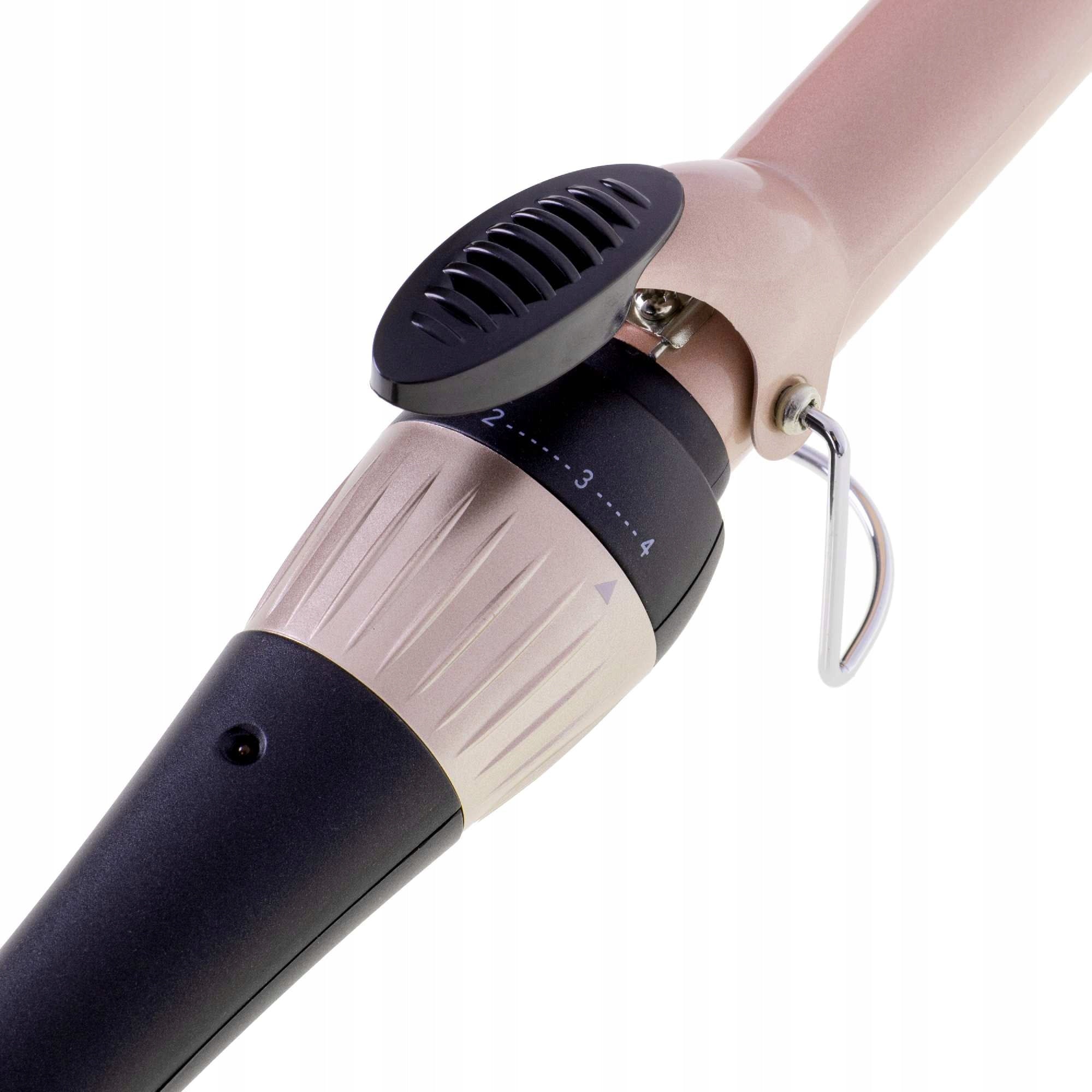 Keraminis plaukų garbintuvas 25mm su tradiciniu temperatūros reguliavimu 200°C