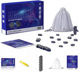 MAGNETINIAI AKMENĖLIAI 60 vnt. STRATEGINIS ŠVIETIMO ŠACHMATŲ ŽAIDIMAS RINKINYS