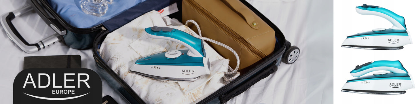 Mažas kelioninis sulankstomas lygintuvas 1700W, su garų funkcija, temperatūros reguliavimu