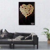 BRAIŽYKIO ŽEMĖLAPIS PLAKATAS PORAI DOVANA VALENTINO DIENAI