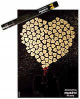 BRAIŽYKIO ŽEMĖLAPIS PLAKATAS PORAI DOVANA VALENTINO DIENAI