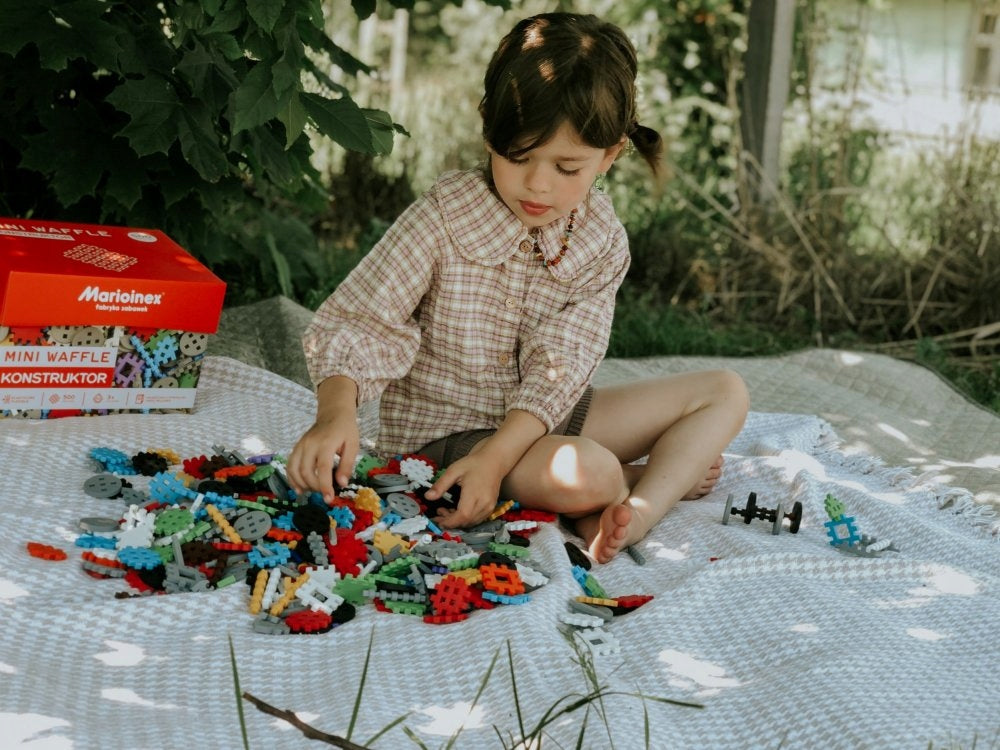 MARIOINEX statybiniai blokeliai Vaflių KONSTRUKTORIUS 300 vnt. Edukacinis 902271