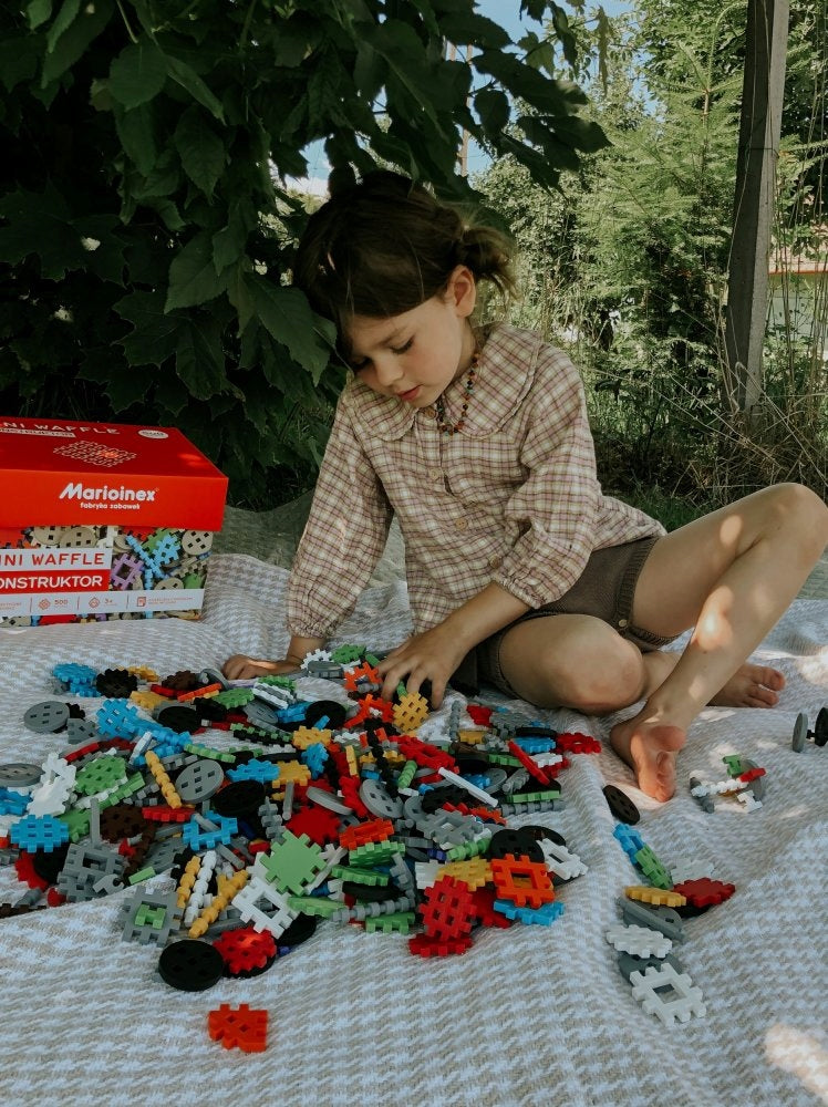 MARIOINEX statybiniai blokeliai Vaflių KONSTRUKTORIUS 300 vnt. Edukacinis 902271