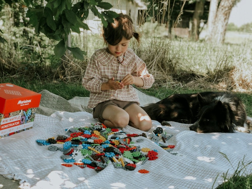 MARIOINEX statybiniai blokeliai Vaflių KONSTRUKTORIUS 300 vnt. Edukacinis 902271