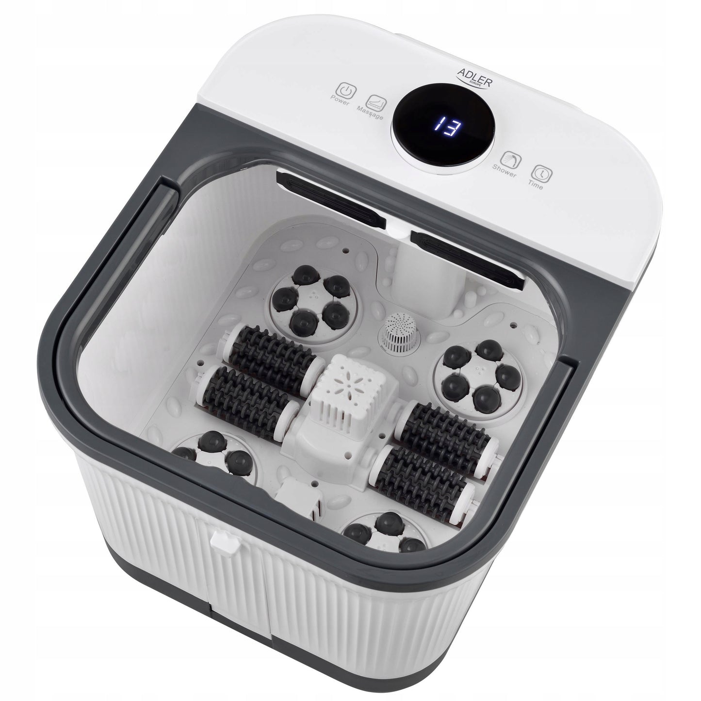 Vandens pėdų masažuoklis Hidromasažuoklis Šildymas Laikmatis Masažuojantys voleliai