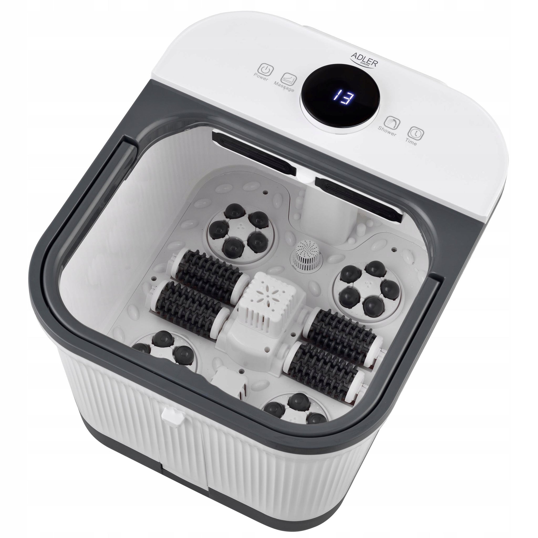 Vandens pėdų masažuoklis Hidromasažuoklis Šildymas Laikmatis Masažuojantys voleliai