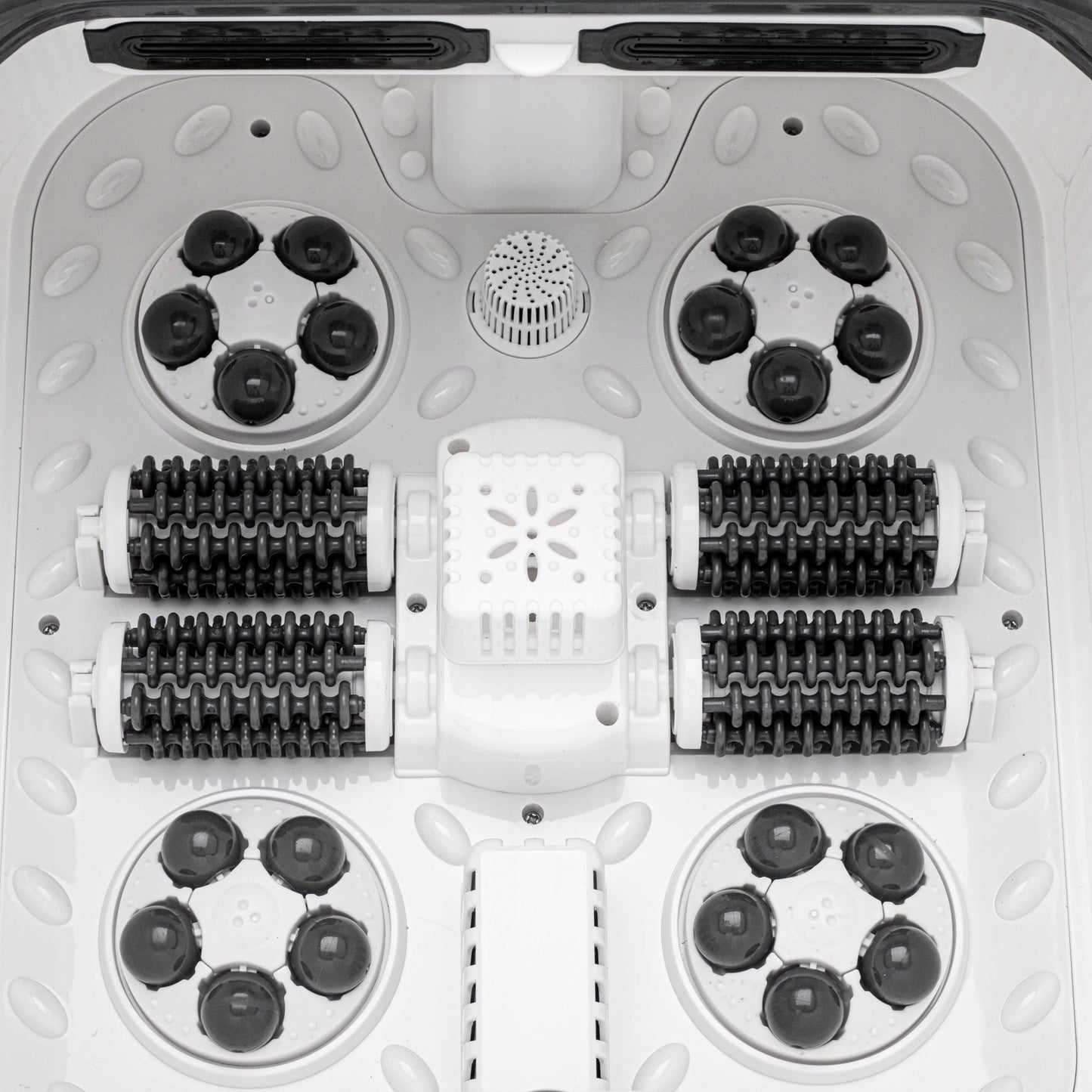 Vandens pėdų masažuoklis Hidromasažuoklis Šildymas Laikmatis Masažuojantys voleliai