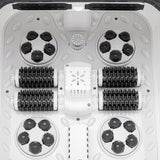 Vandens pėdų masažuoklis Hidromasažuoklis Šildymas Laikmatis Masažuojantys voleliai