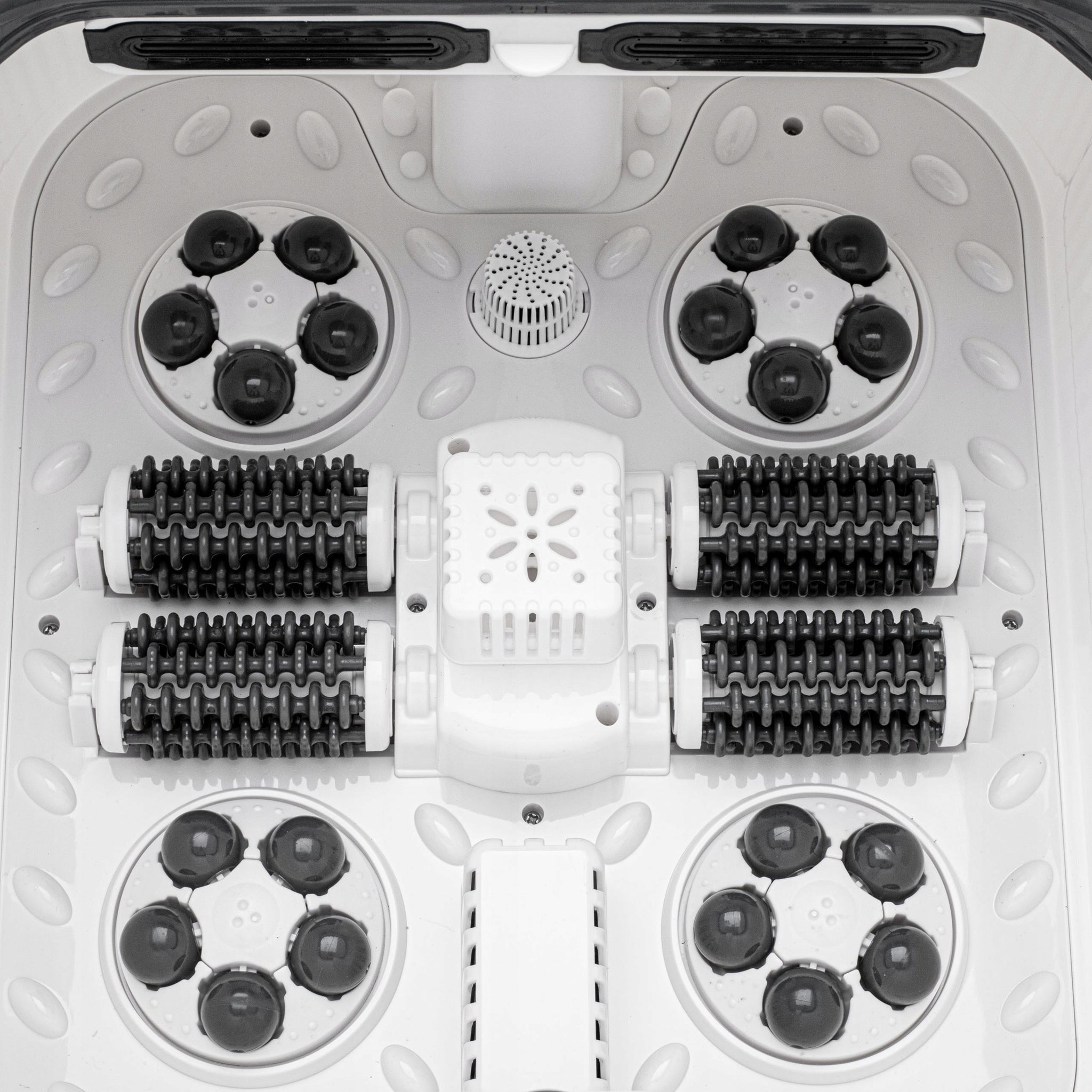 Vandens pėdų masažuoklis Hidromasažuoklis Šildymas Laikmatis Masažuojantys voleliai