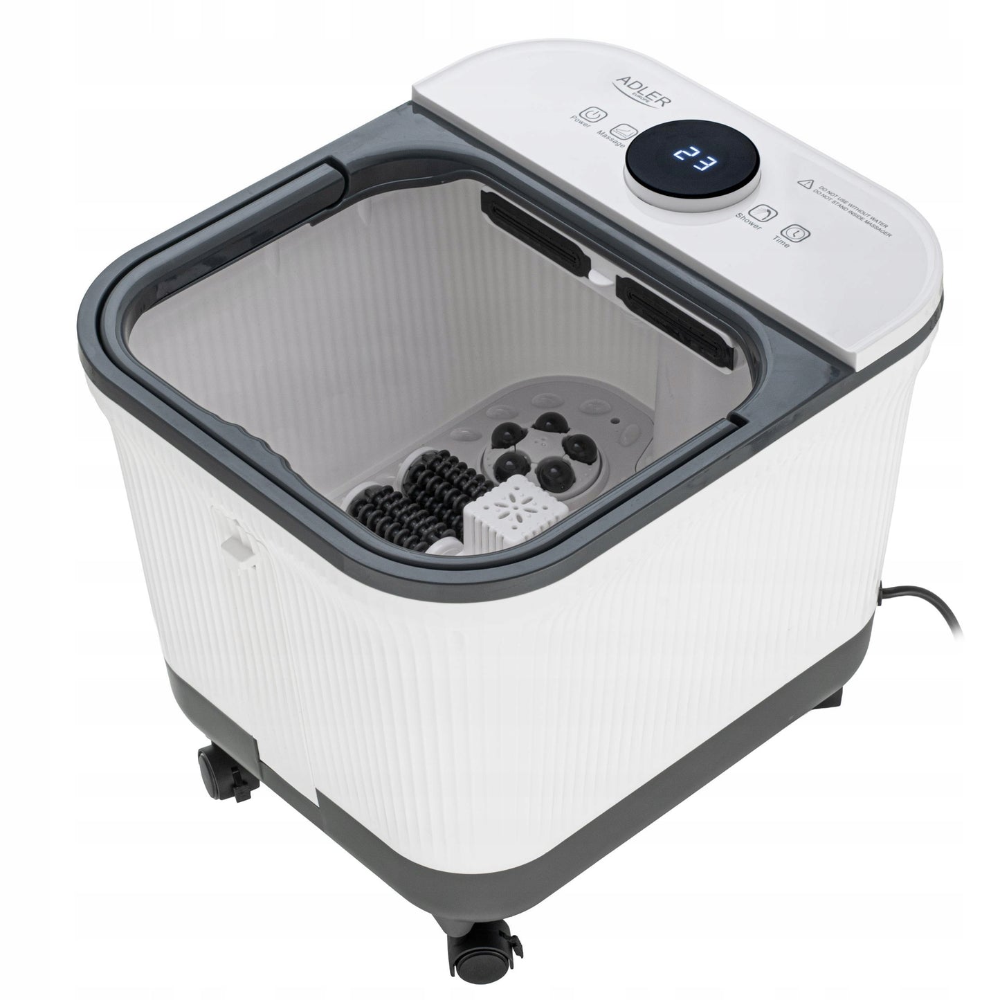 Vandens pėdų masažuoklis Hidromasažuoklis Šildymas Laikmatis Masažuojantys voleliai