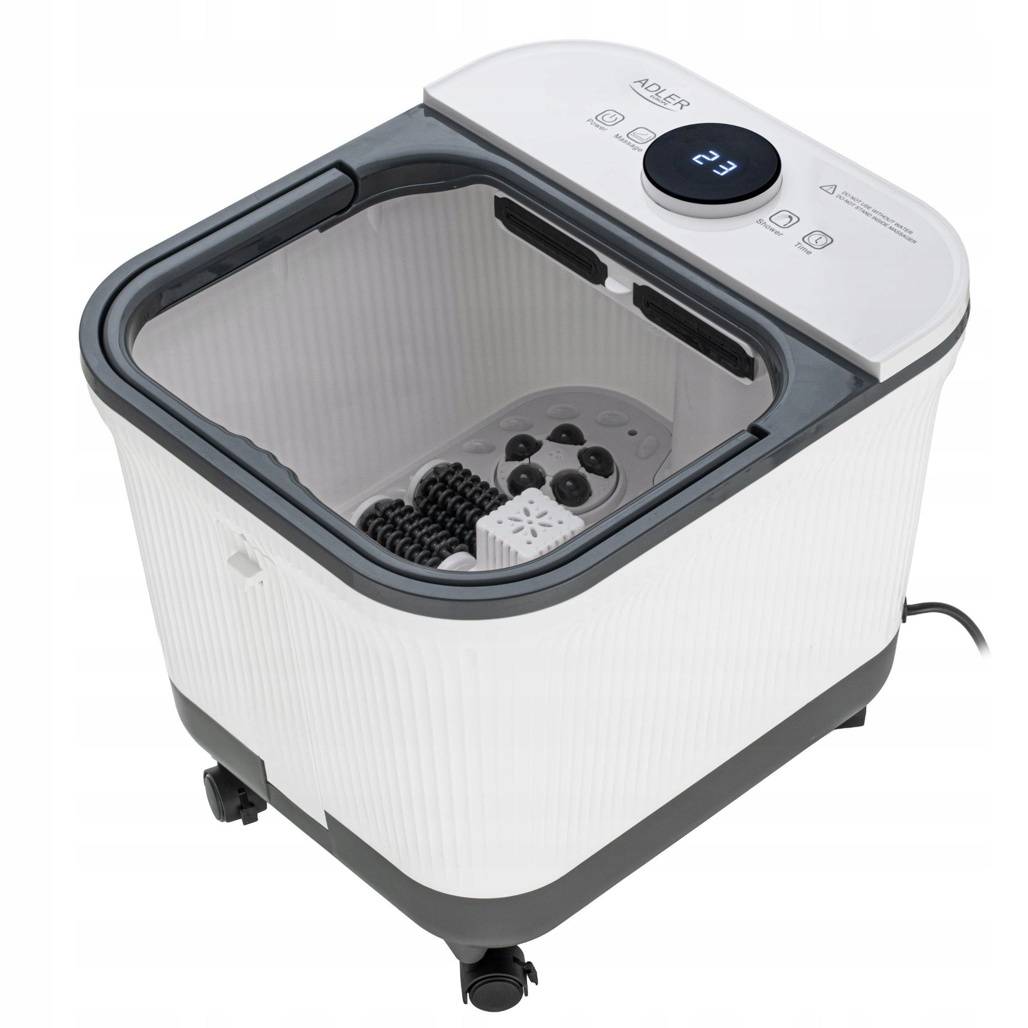 Vandens pėdų masažuoklis Hidromasažuoklis Šildymas Laikmatis Masažuojantys voleliai