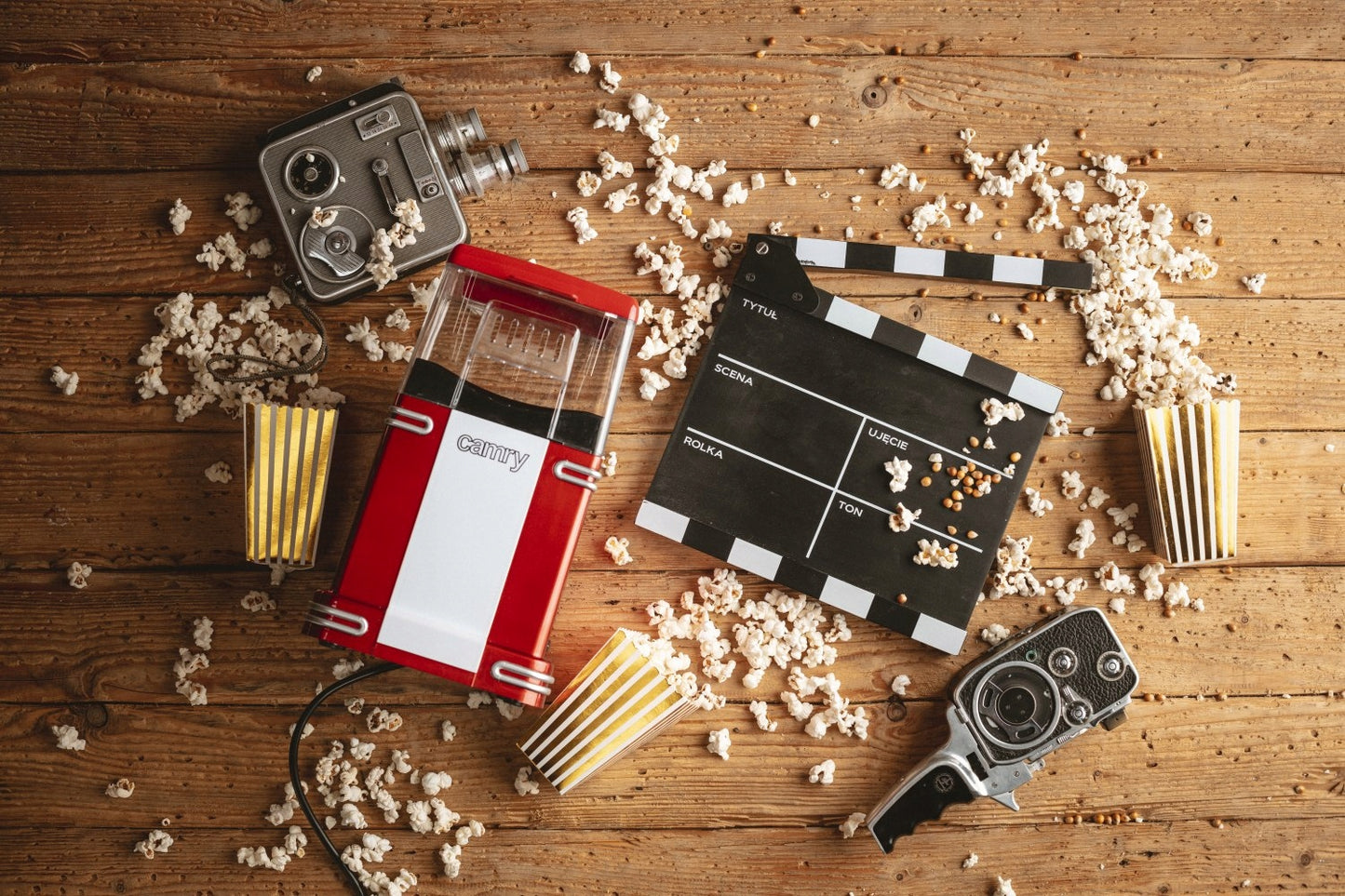 Popcornų aparatas namams be riebalų 1200W Camry