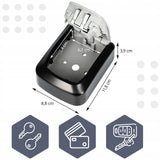 METALINĖ seifo dėžutė spyna MOKSLAI tvirtas seifas su kodu