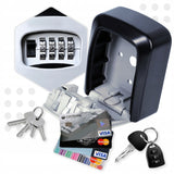 METALINĖ seifo dėžutė spyna MOKSLAI tvirtas seifas su kodu