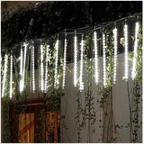 METEORAI 288 LED ant skaidraus laido Kalėdinės lemputės 3m Goliat