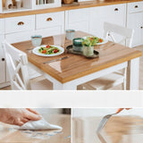 VIETA minkštas stiklo apsauginis kilimėlis STALUI, STALVIRŠIUI, RAŠOMAJAM STALUI, KOMODAI, 2mm, 80x160