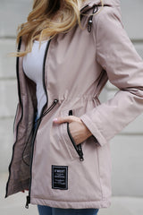 MADINGAS PERĖJIMAS LIEKNINANTI PARKA STRIUKĖ SU GOBTUVU 3 SPALVOS S