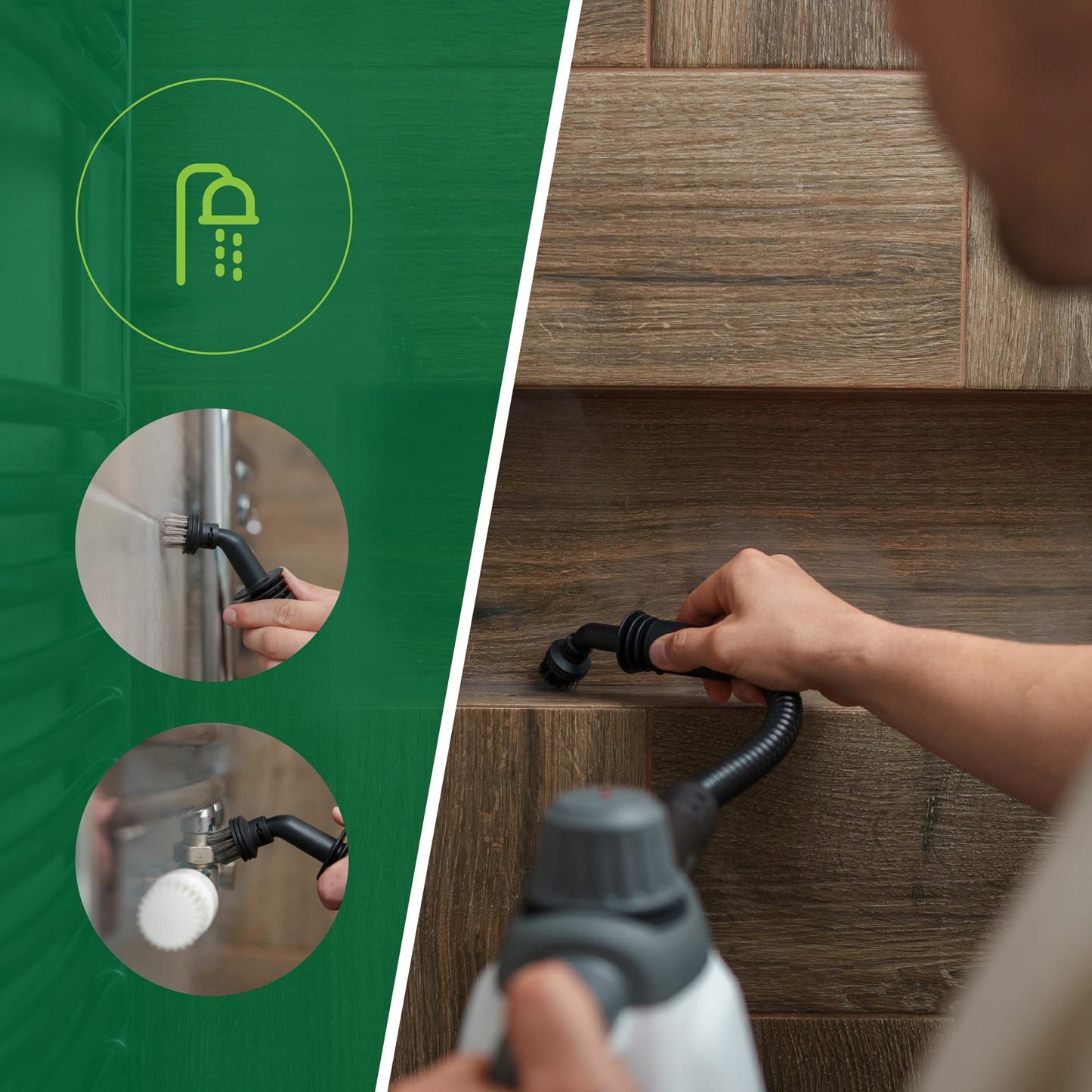 Garinis valytuvas Garų siurblys Langų valiklis Garinis mopas 2000W 3,5bar Didelis rinkinys