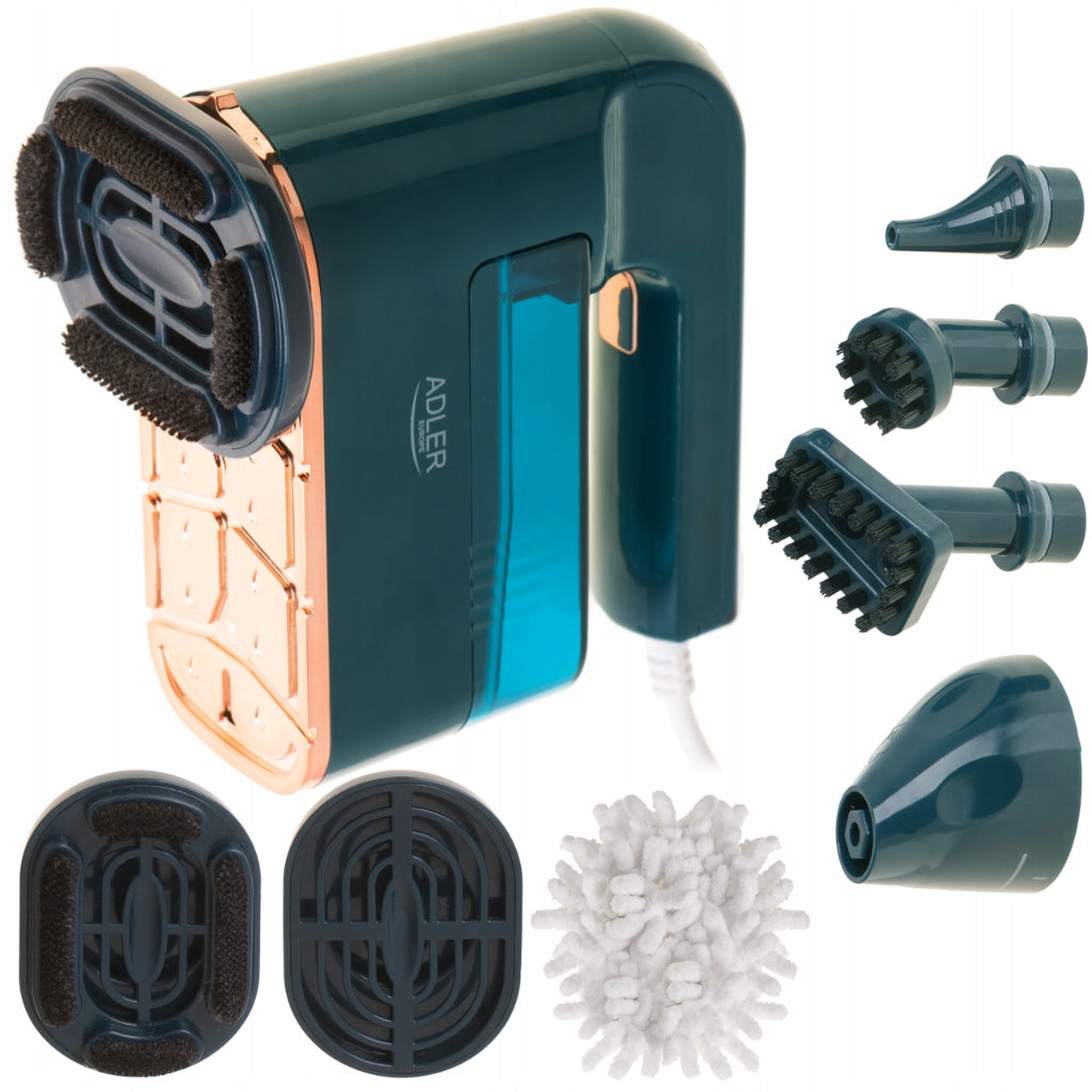 Kompaktiškas garų valytuvas su 5 antgaliais, garintuvas