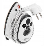 Mažas kelioninis lygintuvas su GARŲ funkcija, dvigubas maitinimas, temperatūros reguliavimas