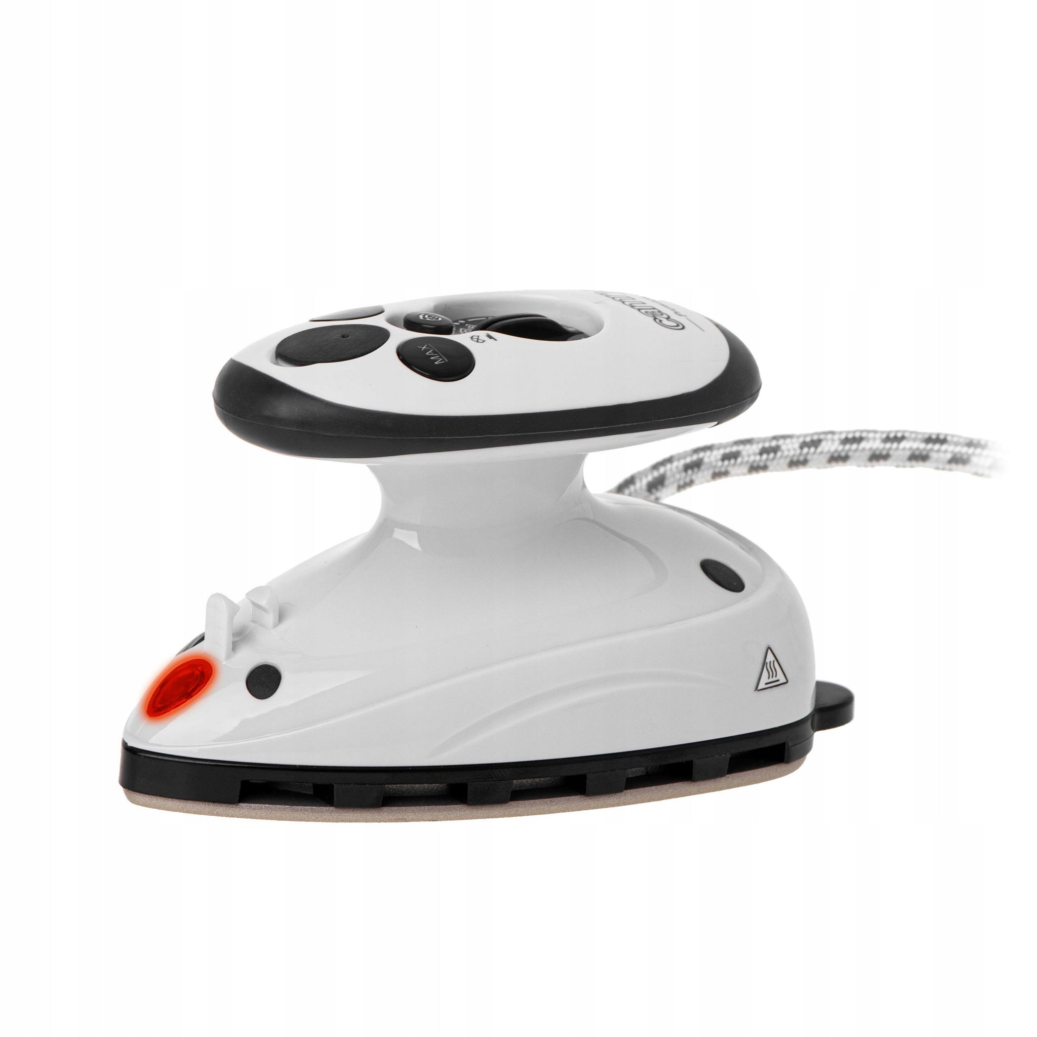 Mažas kelioninis lygintuvas su GARŲ funkcija, dvigubas maitinimas, temperatūros reguliavimas