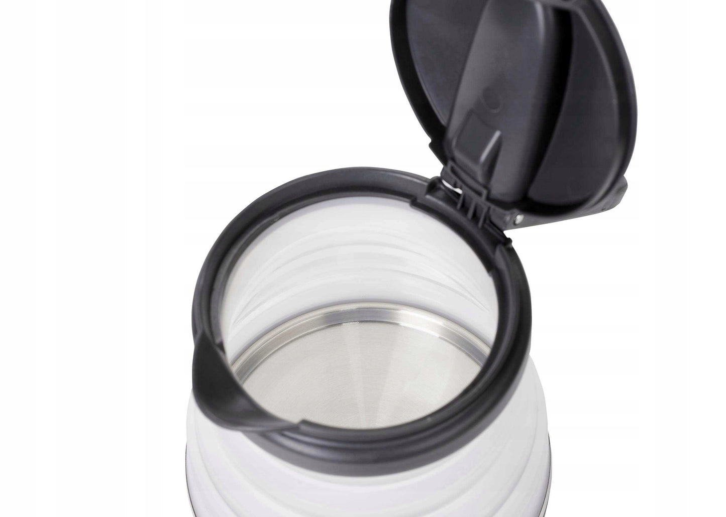 Mažas kelioninis sulankstomas elektrinis virdulys 600ml 0,6L 750W silikoninis