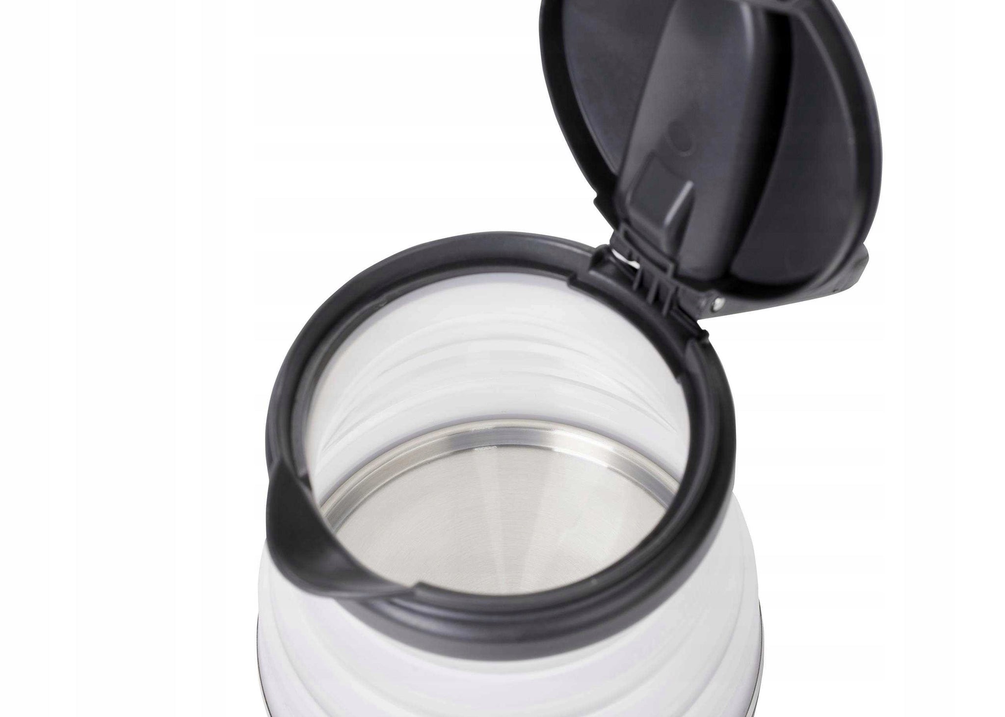 Mažas kelioninis sulankstomas elektrinis virdulys 600ml 0,6L 750W silikoninis