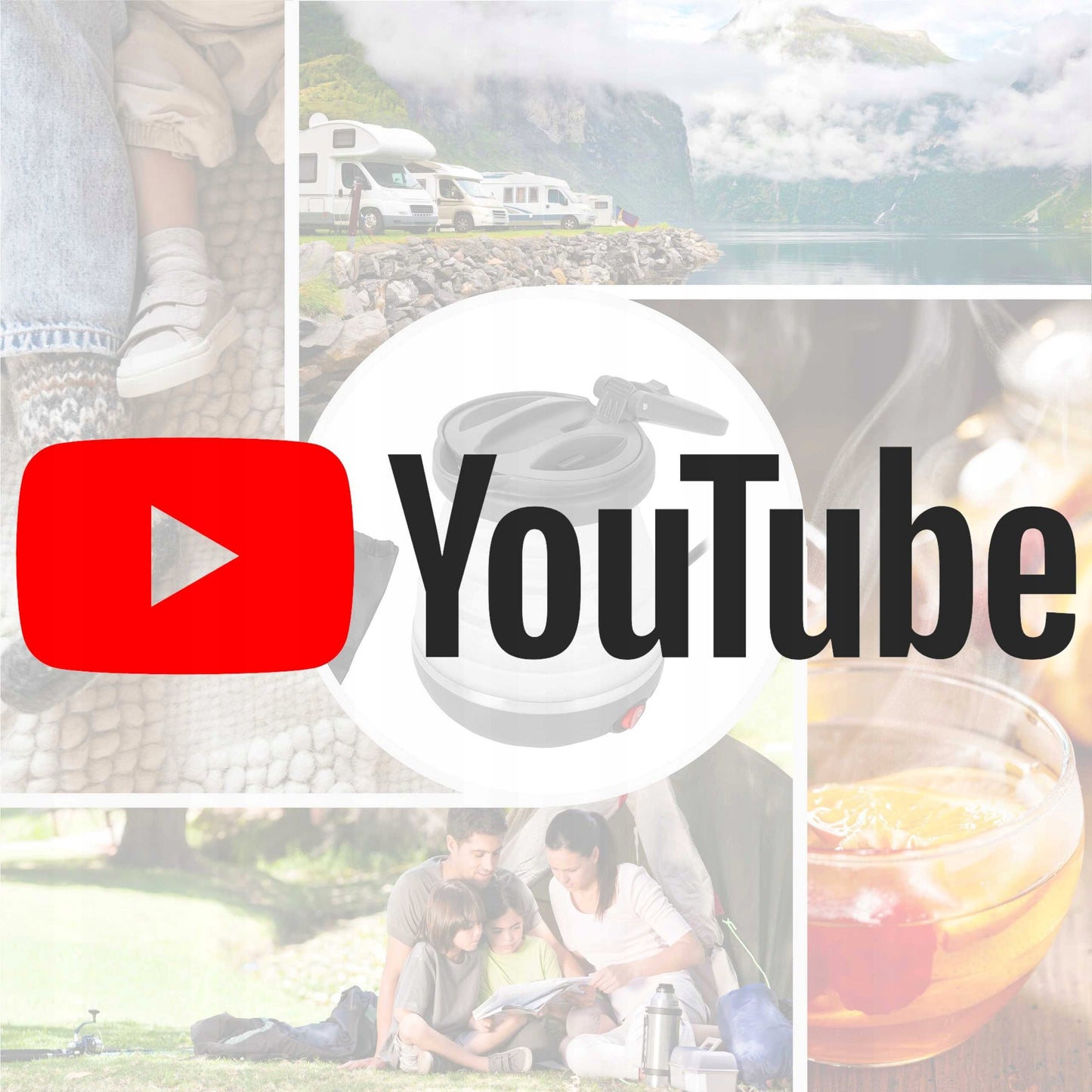 Mažas kelioninis sulankstomas elektrinis virdulys 600ml 0,6L 750W silikoninis