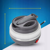Mažas kelioninis sulankstomas elektrinis virdulys 600ml 0,6L 750W silikoninis