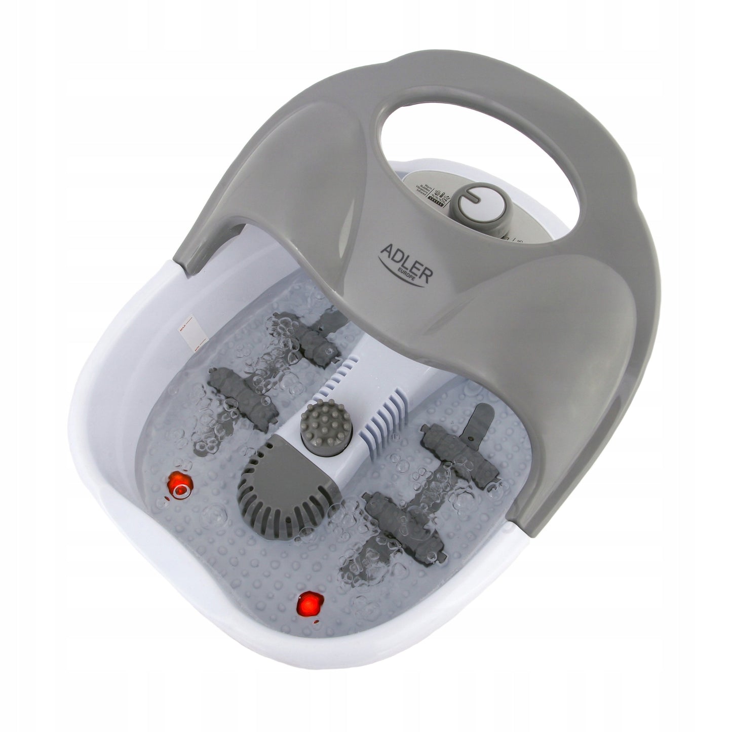 Elektrinis pėdų masažuoklis vandens, burbuliukų, vibracijos, sausam naudojimui