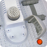 Elektrinis pėdų masažuoklis vandens, burbuliukų, vibracijos, sausam naudojimui