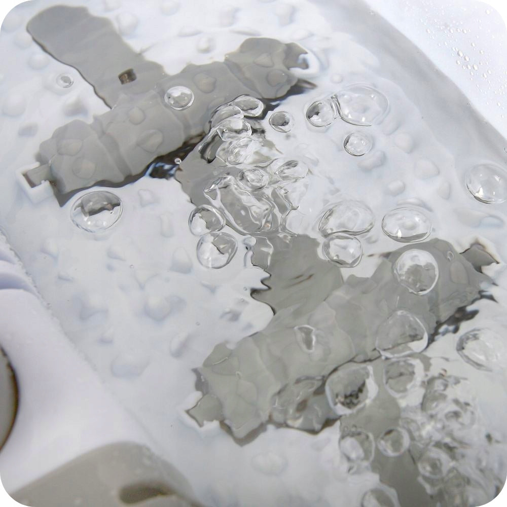 Elektrinis pėdų masažuoklis vandens, burbuliukų, vibracijos, sausam naudojimui