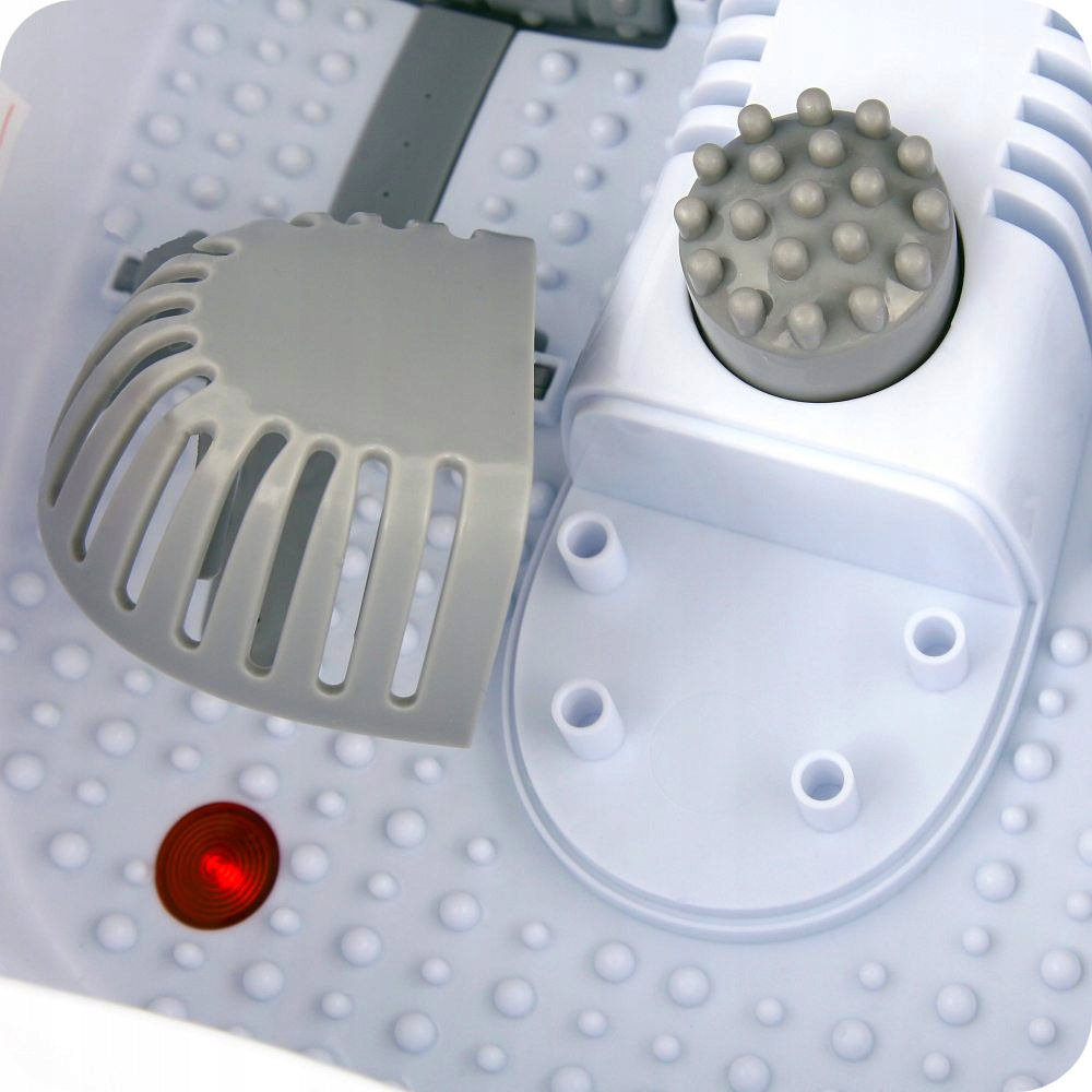 Elektrinis pėdų masažuoklis vandens, burbuliukų, vibracijos, sausam naudojimui