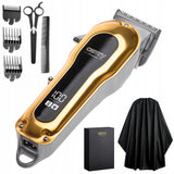 Plaukų kirpimo mašinėlė, smulki buitinė technika, LED, 4 antgaliai, USB įkrovimas