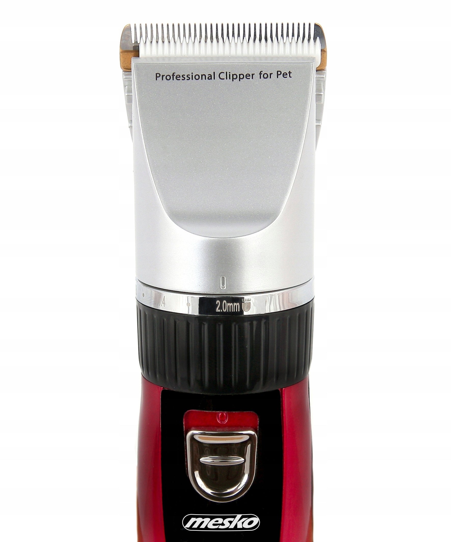 Belaidė gyvūnų (šunų, kačių) plaukų kirpimo mašinėlė, kuri netraukia kailio