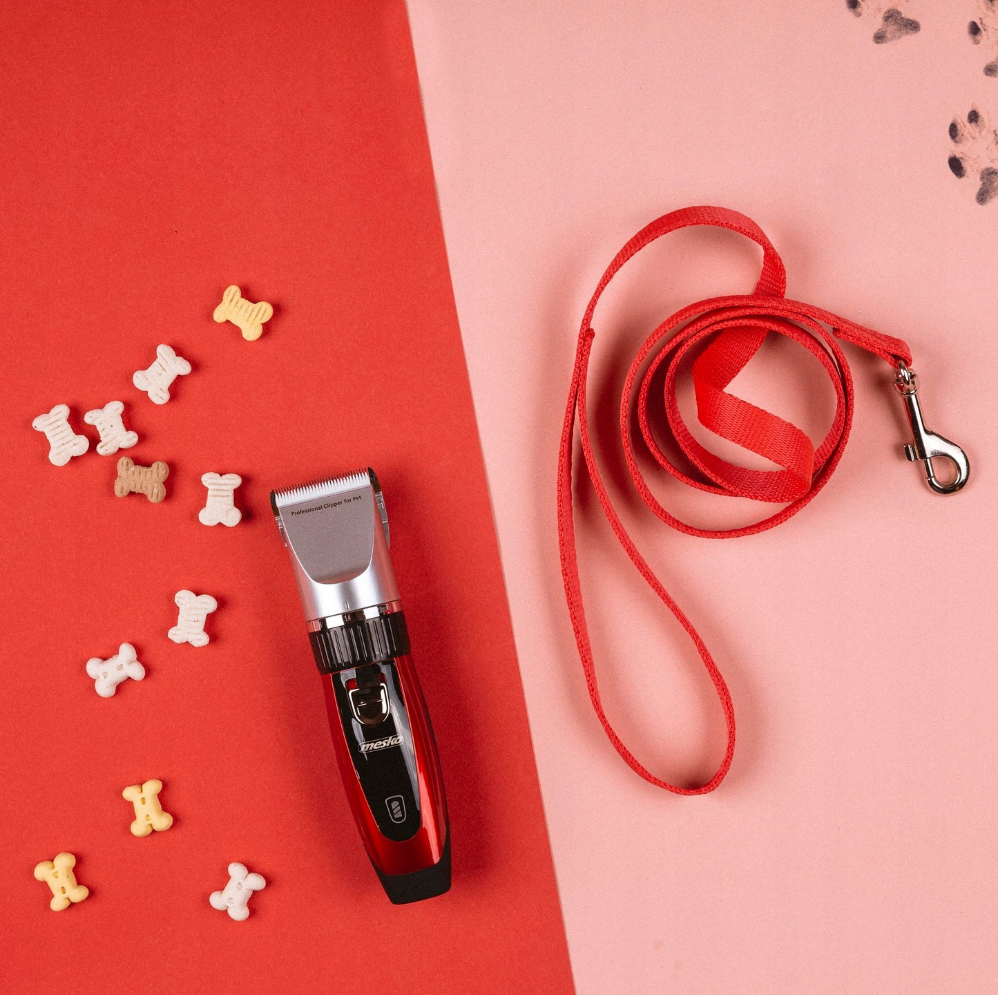 Belaidė gyvūnų (šunų, kačių) plaukų kirpimo mašinėlė, kuri netraukia kailio